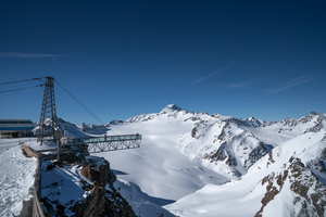 Skifahren, Sölden, Ötztal, Gletscher, Panoramaaufnahme, Landschaft, Stimmung, Impressionen, Berg, Winter, Skigebiet, BIG3 (Tiefenbachsteg, Gaislachkogl Gipfel, Schwarze Schneid)